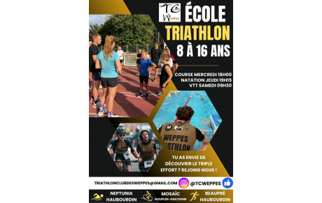 (COMPLET) ÉCOLE DE TRIATHLON